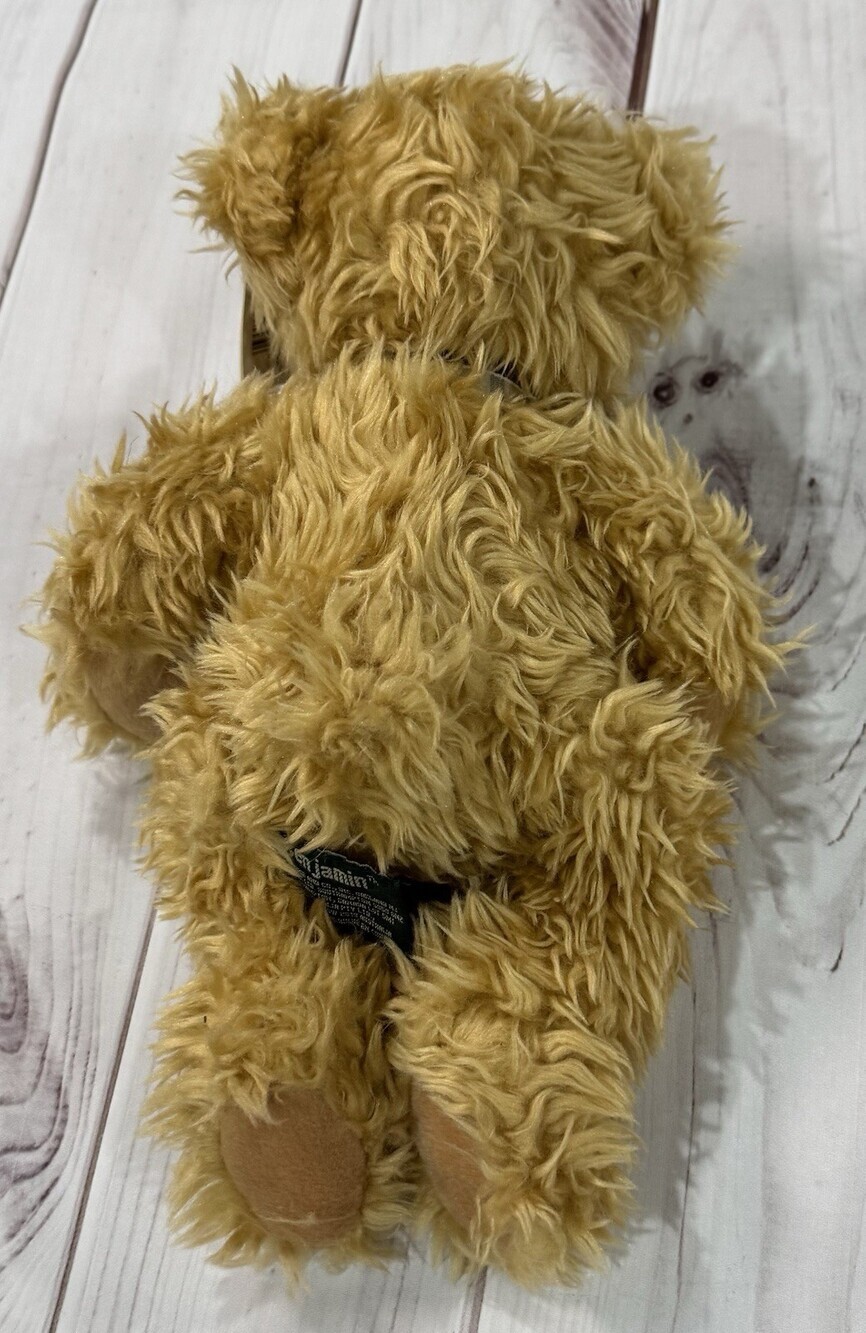 RUSS Benjamin Bear Brown Soft Plush Collectable Cute - Picture 6 of 8